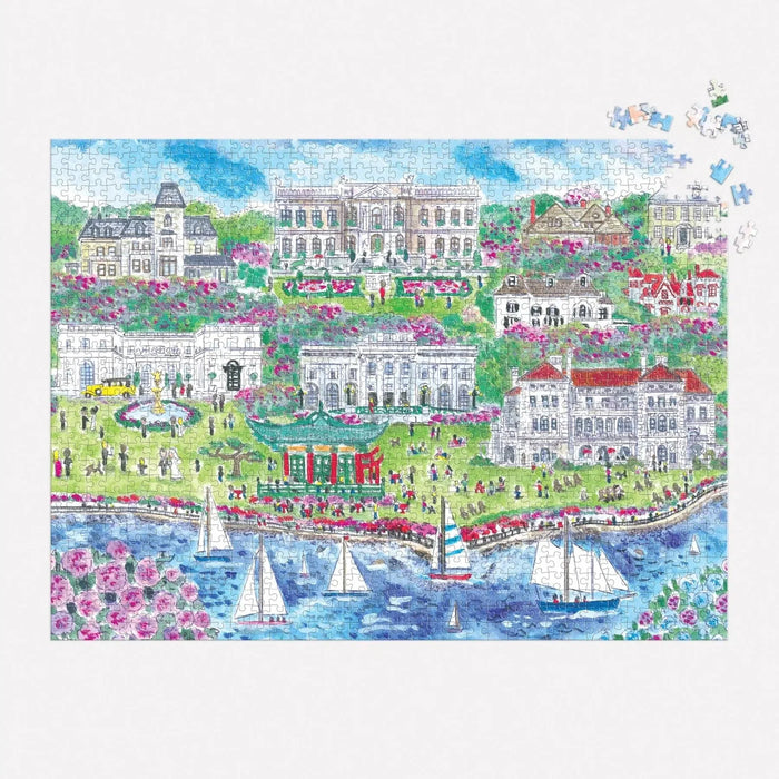 Newport Mansions 1000 Piece Jigsaw Puzzle Galison - for just $19.99! 