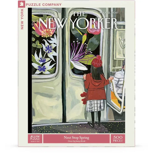 Next Stop Spring The New Yorker 500 Piece Jigsaw Puzzle NYPC - for just $26.99! 