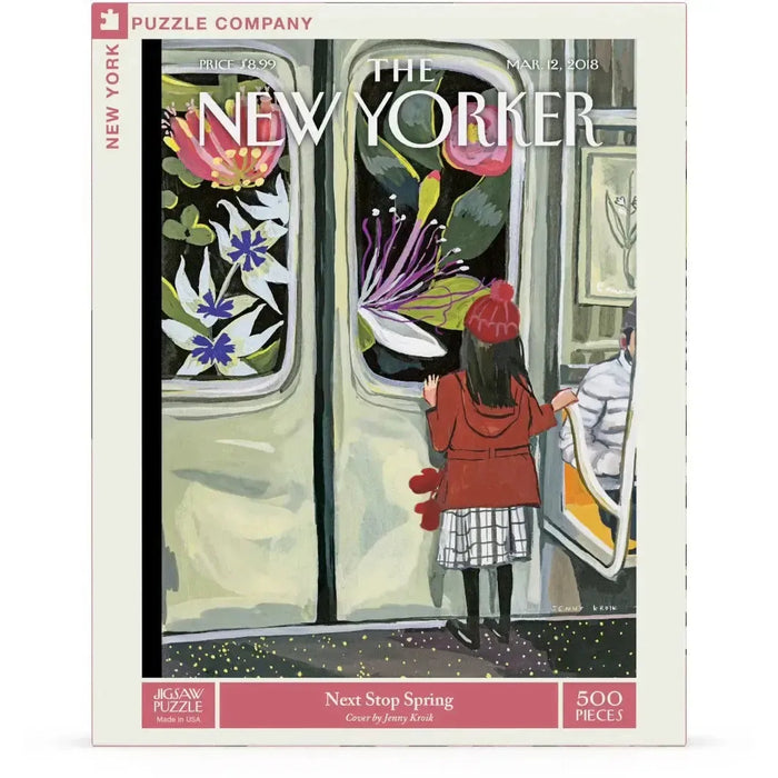Next Stop Spring The New Yorker 500 Piece Jigsaw Puzzle NYPC - for just $26.99! 