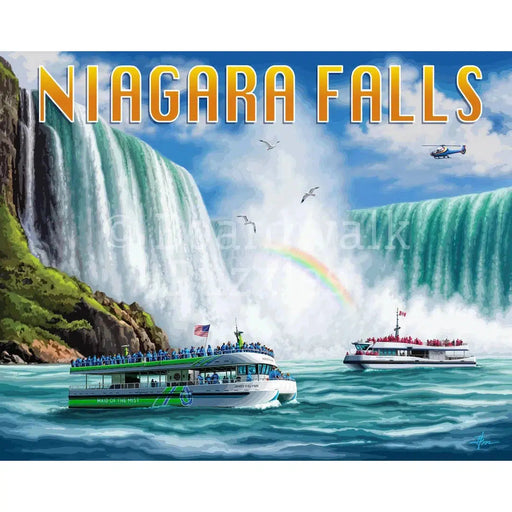 Niagara Falls 210 Piece Jigsaw Puzzle Boardwalk - for just $11.99! 