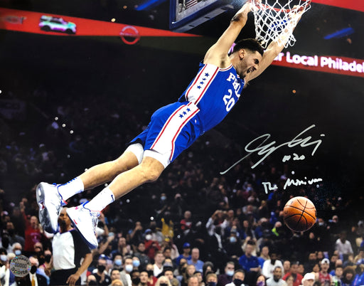 Georges Niang in Action Philadelphia 76ers Autographed Basketball Photo - for just $15! 