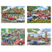 Nice Day for a Drive Set of 4 500 Piece Jigsaw Puzzles HOP - for just $49.99! 
