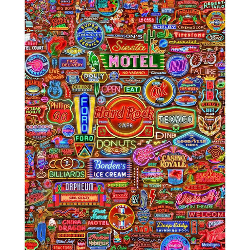 Nifty Neon 1500 Piece Jigsaw Puzzle Springbok - for just $24.99! 