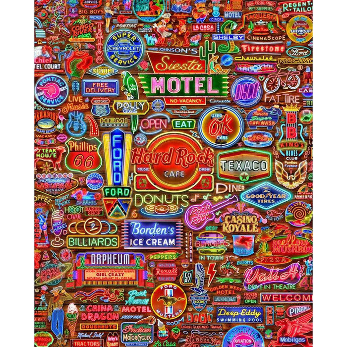 Nifty Neon 1500 Piece Jigsaw Puzzle Springbok - for just $24.99! 