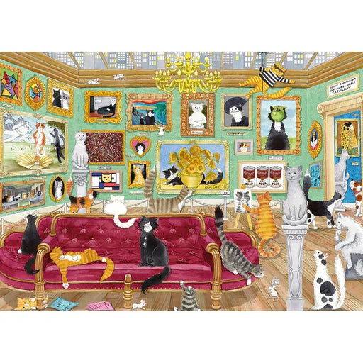 Night at the Meowseum 1000 Piece Jigsaw Puzzle Gibsons - for just $24.99! 