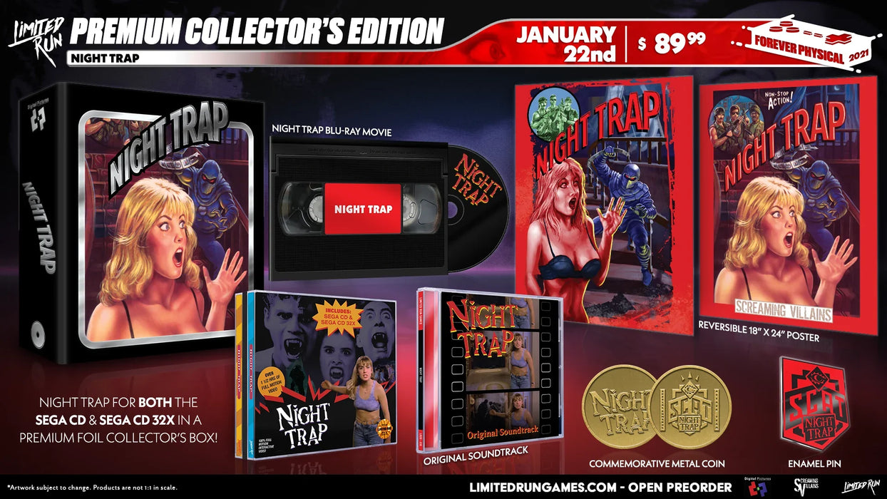 Limited Run Games: Night Trap: Premium Edition (Sega CD/Sega CD 32X) - for just $0! 