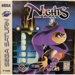 Front cover view of Nights Into Dreams [Not For Resale]- Sega Saturn