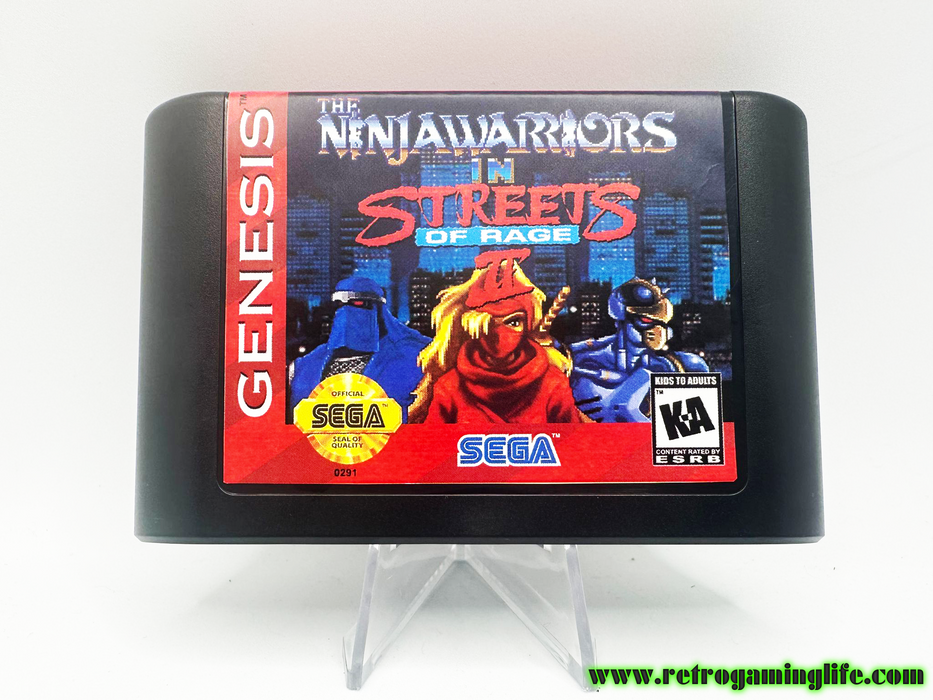 Ninjawarriors in Streets of Rage 2 Sega Genesis Video Game Cart - for just $19.99! 