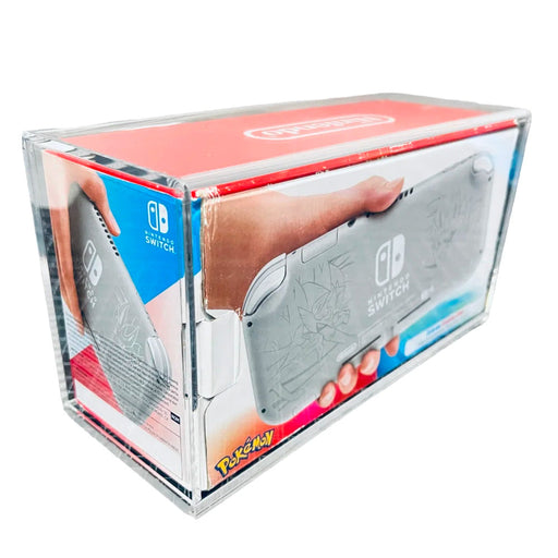 Acrylic Hard Case for NINTENDO SWITCH LITE Video Game Console Box (4mm thick, UV & Slide Bottom) - for just $24.99! 