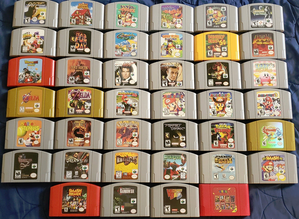 N64 Nintendo 64 Video Game Cartridge Collection - for just $20.99! 
