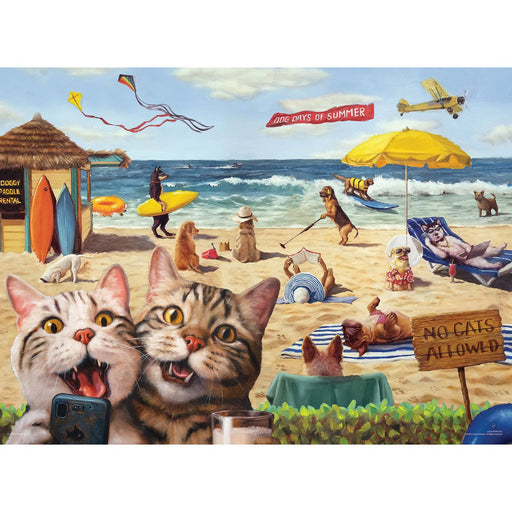 No Cats Allowed 300 Large Piece 3D Lenticular Jigsaw Puzzle Eurographics - for just $23.99! 