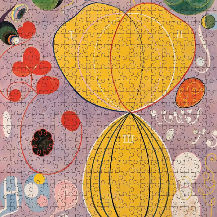 No. 7 Adulthood by Hilma af Klint 500 Piece Jigsaw Puzzle Pomegranate - for just $21.99! 