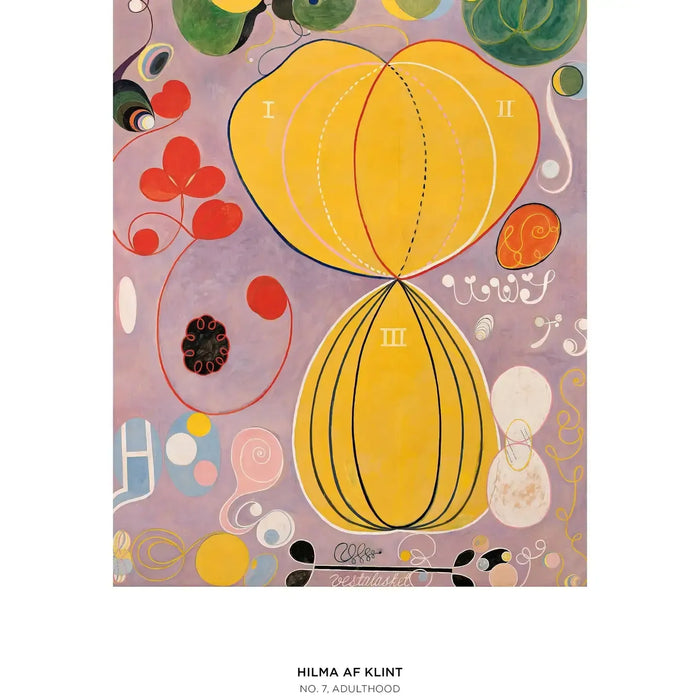 No. 7 Adulthood by Hilma af Klint 500 Piece Jigsaw Puzzle Pomegranate - for just $21.99! 
