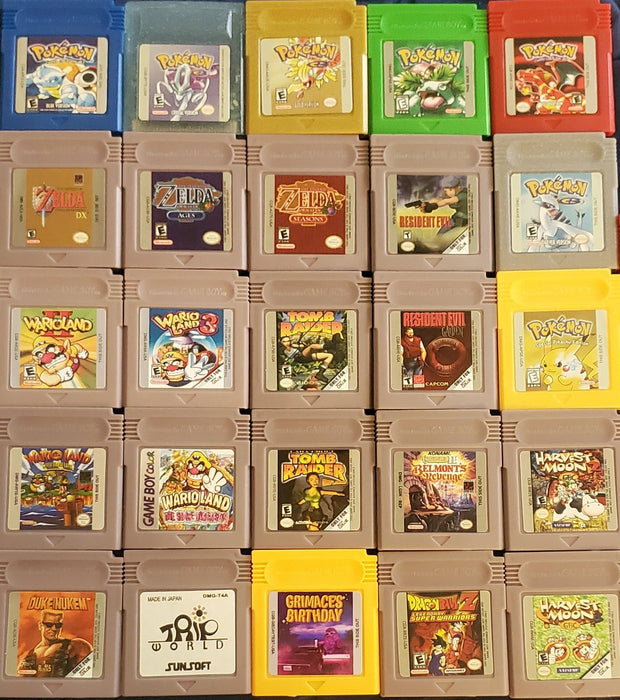 GBC Video Game Cartridge Collection Nintendo Gameboy Color - for just $12.25! 