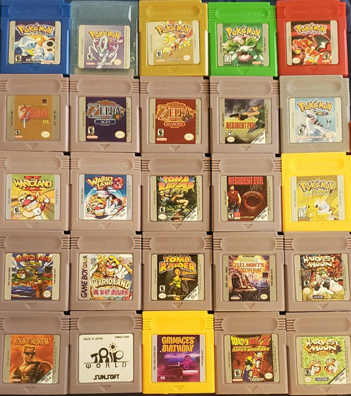 GBC Video Game Cartridge Collection Nintendo Gameboy Color - for just $13.99! 