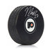 Noah Cates Autographed Philadelphia Flyers Hockey Logo Puck - for just $69.99! 