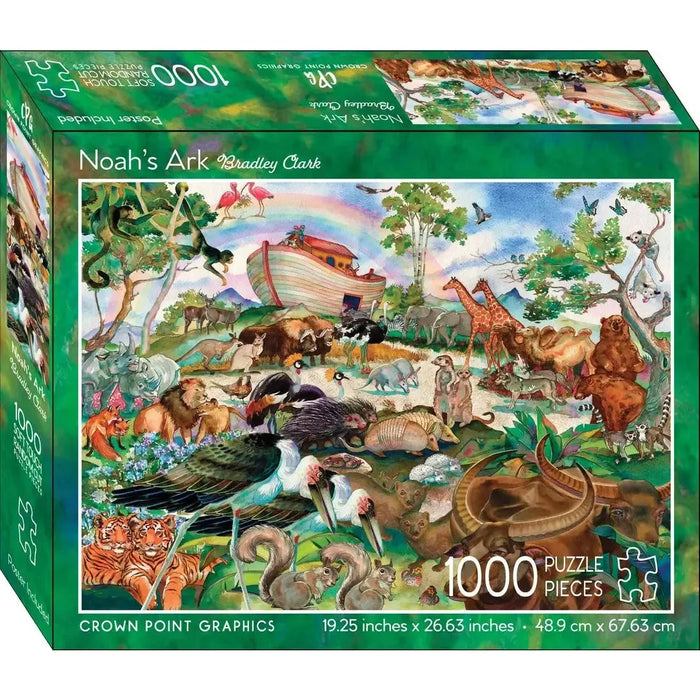 Noah's Ark 1000 Piece Soft Touch Jigsaw Puzzle Crown Point - for just $19.99! 