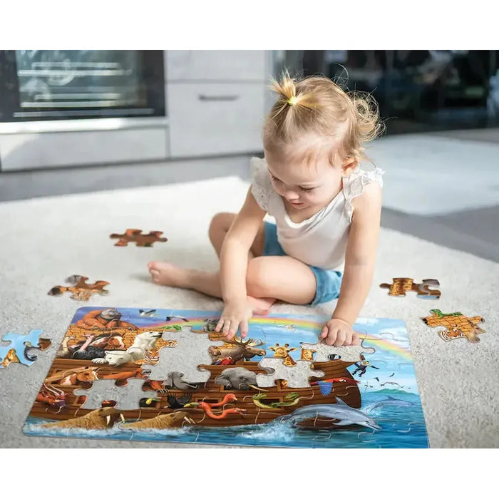 Noah's Ark 35 Piece Floor Jigsaw Puzzle Cobble Hill - for just $19.99! 