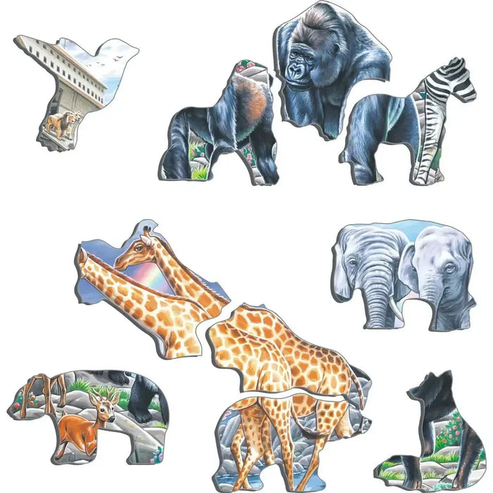 Noah's Ark Animals 53 Piece Tray Jigsaw Puzzle Larsen - for just $11.99! 