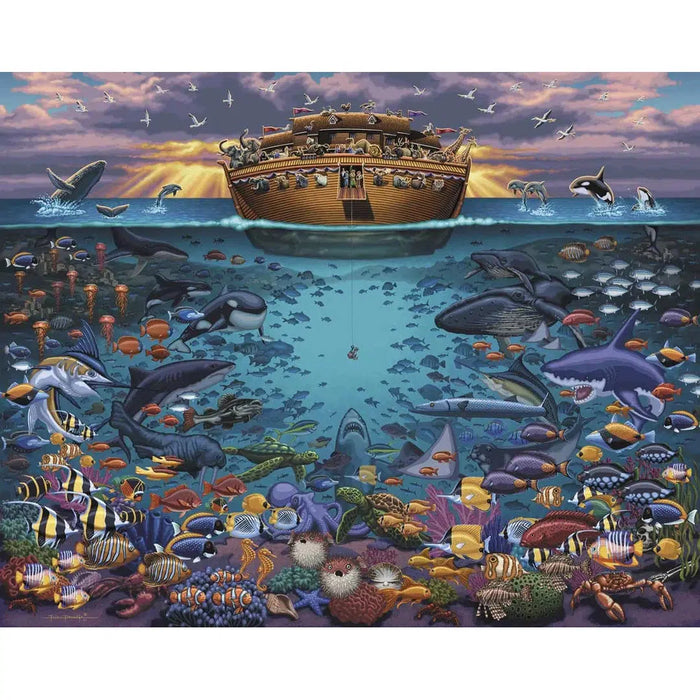Noah's Ark Under the Sea 1000 Piece Jigsaw Puzzle Dowdle - for just $23.99! 