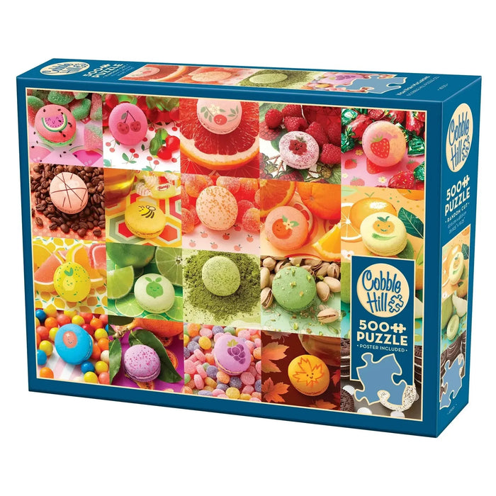 Nom Nom Macarons 500 Piece Jigsaw Puzzle Cobble Hill - for just $17.99! 