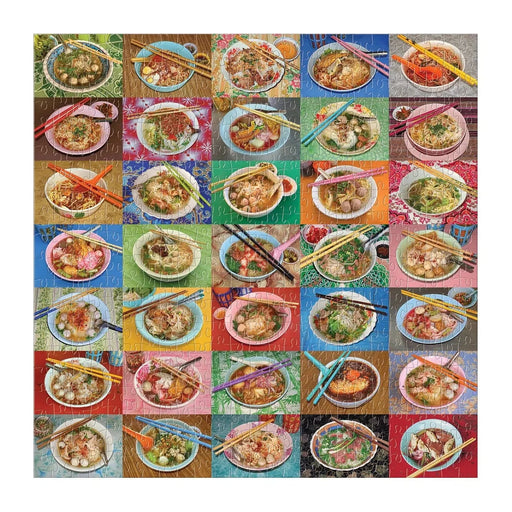 Noodles for Lunch 500 Piece Jigsaw Puzzle Galison - for just $17.99! 