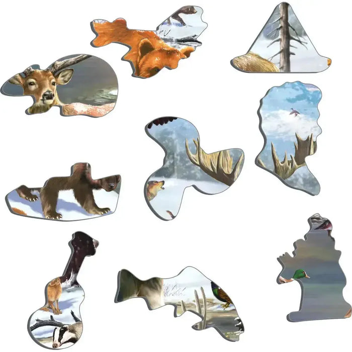 Nordic Forest Animals 54 Piece Tray Jigsaw Puzzle Larsen - for just $11.99! 