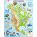 North America Topographic Map 66 Piece Tray Jigsaw Puzzle Larsen - for just $11.99! 