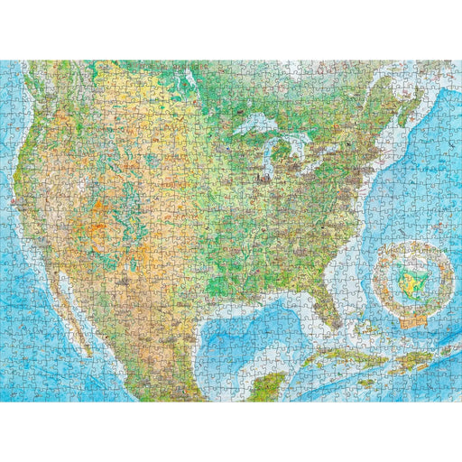 North America: Tundra To Tropics 1000 Piece Jigsaw Puzzle Pomegranate - for just $24.99! 