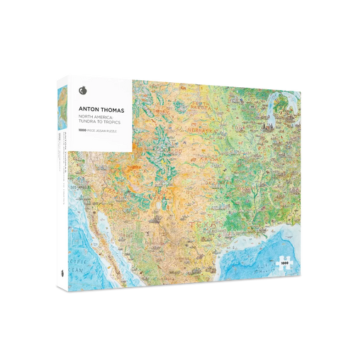 North America: Tundra To Tropics 1000 Piece Jigsaw Puzzle Pomegranate - for just $24.99! 
