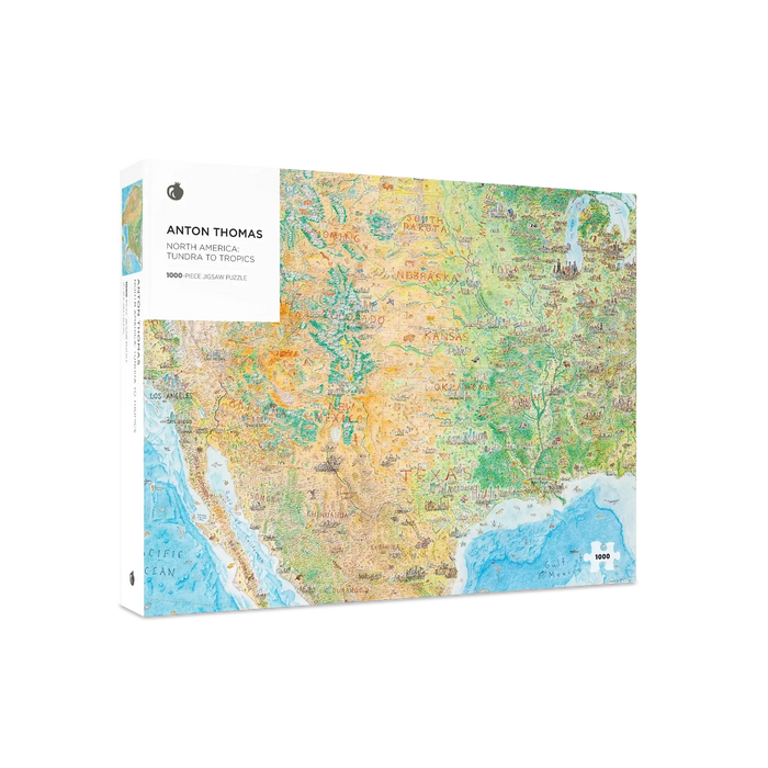 North America: Tundra To Tropics 1000 Piece Jigsaw Puzzle Pomegranate - for just $24.99! 