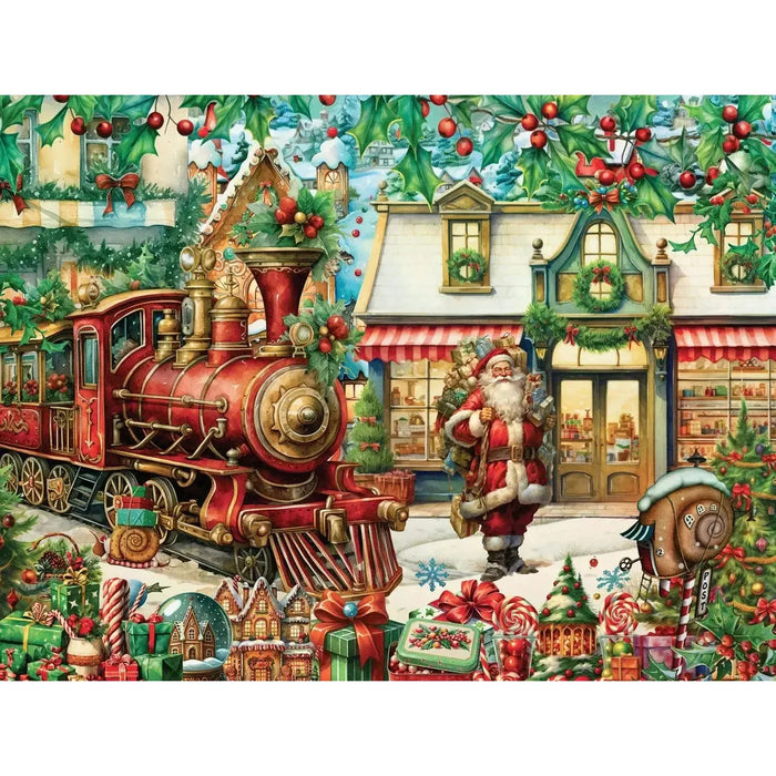 North Pole Express 500 Piece Soft Touch Jigsaw Puzzle Crown Point - for just $19.99! 
