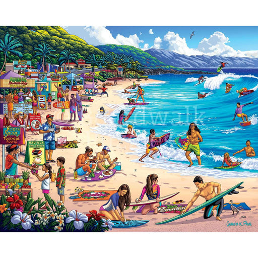 North Shore, Hawaii 500 Piece Jigsaw Puzzle Boardwalk - for just $21.99! 