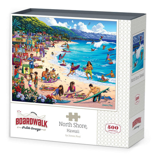 North Shore, Hawaii 500 Piece Jigsaw Puzzle Boardwalk - for just $21.99! 