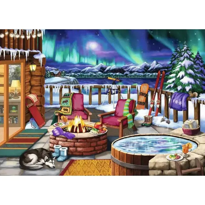 Northern Lights 500 Large Piece Jigsaw Puzzle Ravensburger - for just $24.99! 