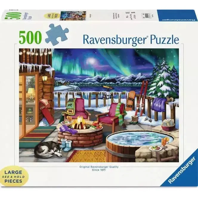 Northern Lights 500 Large Piece Jigsaw Puzzle Ravensburger - for just $24.99! 
