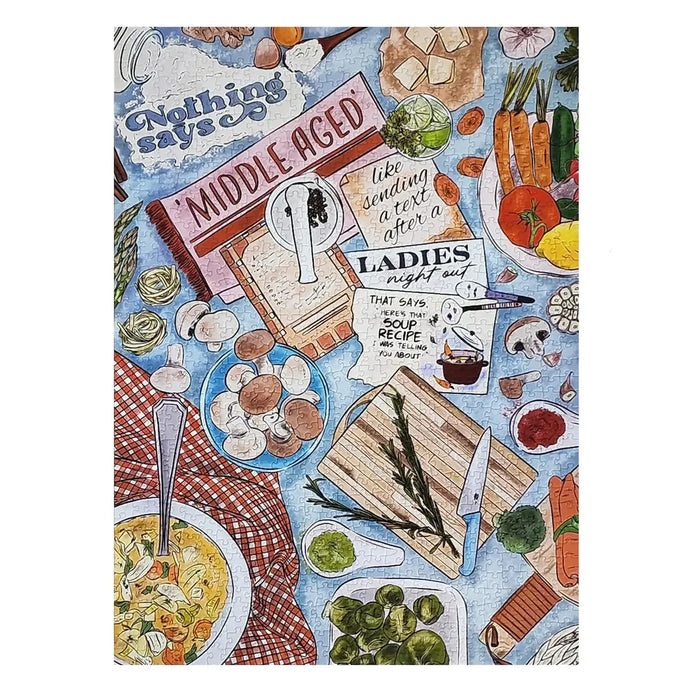 Nothing says 'middled age'... 1000 Piece Soft Touch Jigsaw Puzzle Ellembee - for just $24.99! 