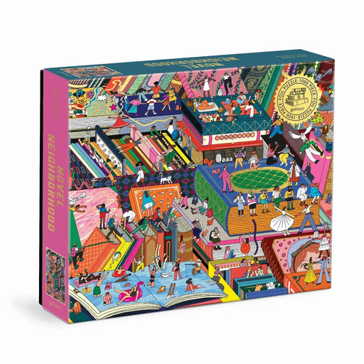 Novel Neighborhood 1000 Piece Jigsaw Puzzle Galison - for just $19.99! 