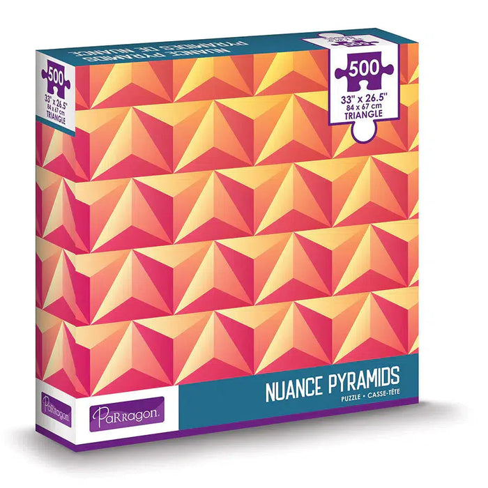 Nuance Pyramids 500 Piece Triangular Jigsaw Puzzle Parragon - for just $19.99! 