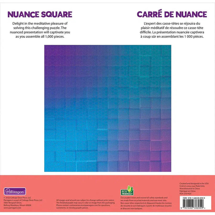 Nuance Square 1000 Piece Jigsaw Puzzle Parragon - for just $23.99! 