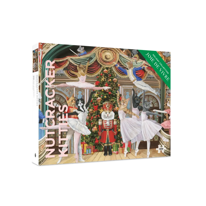Nutcracker Kitties by Carol Lew 1000 Piece Jigsaw Puzzle Pomegranate - for just $25.99! 