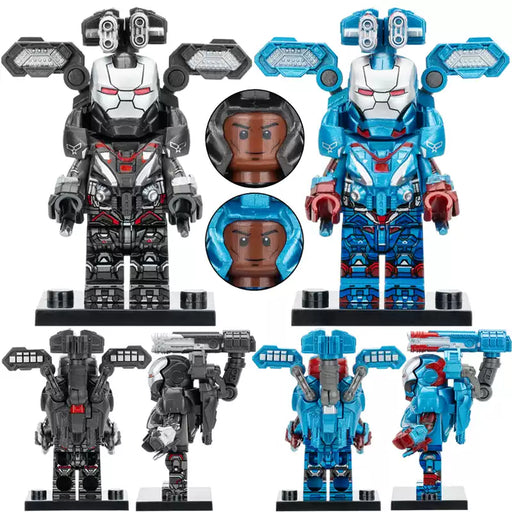 Iron Patriot & War Machine Set of 2 Lego Minifigures Custom Toys - Just $10! Shop now at Retro Gaming of Denver