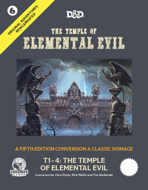 Original Adventures Reincarnated: #6 - The Temple of Elemental Evil - for just $99.99! 
