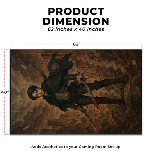 Attack On Titan Inspired Decor Rug- 62x40 inches - for just $44.99! 