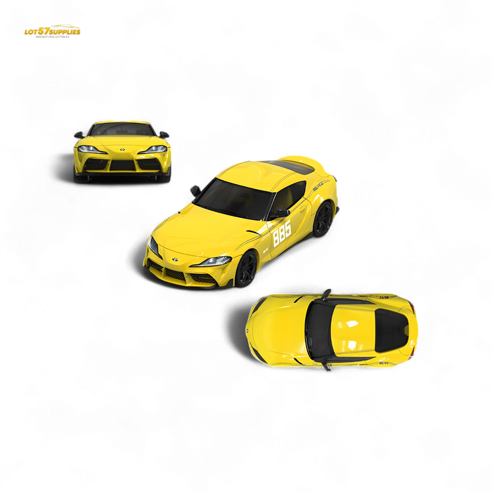 OM Model Toyota supra A90 Initial D MT GHOST in Yellow 1:64 - for just $32.99! 