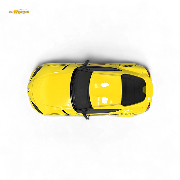 OM Model Toyota supra A90 Initial D MT GHOST in Yellow 1:64 - for just $32.99! 
