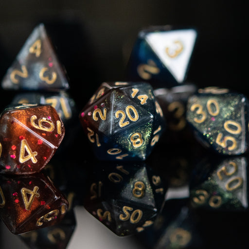 Omega Nebula Acrylic Dice Set - Just $9.99! Shop now at Retro Gaming of Denver