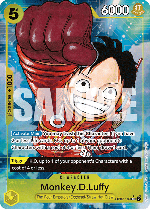 Monkey.D.Luffy (109) (Parallel) [500 Years in the Future] - for just $14.45! 