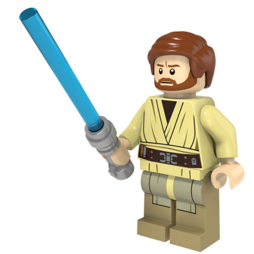 Obi Wan Kenobi Star Wars Minifigures (Lego-Compatible Minifigures) - Premium Lego Star Wars Minifigures - Just $3.50! Shop now at Retro Gaming of Denver