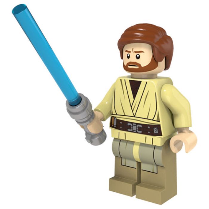 Obi Wan Kenobi Star Wars Minifigures (Lego-Compatible Minifigures) - Just $3.50! Shop now at Retro Gaming of Denver